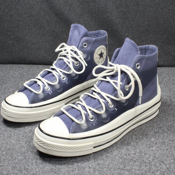 Converse Chuck 70 Utility High-Top Sneakers in Blue and White - Picture 1 of 11